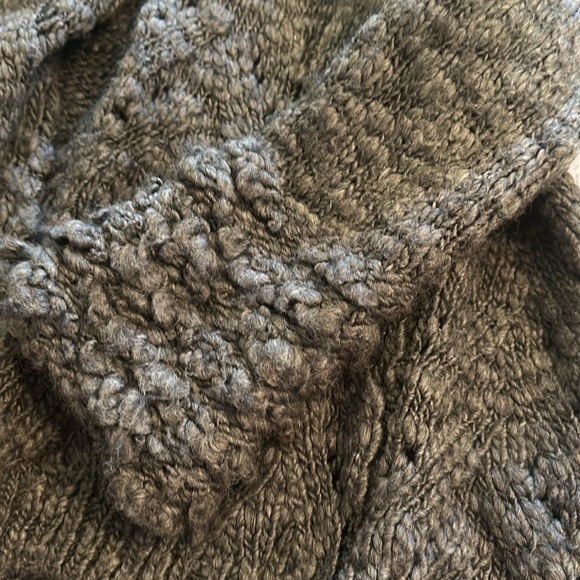 Calypso St Barth grey wool sweater cardigan open front Small - Picture 5 of 8